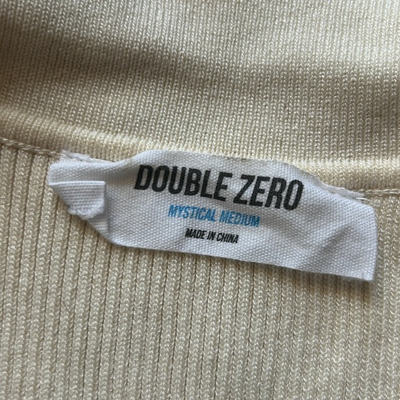 Bundle Double Zero Ribbed Halter Crop Tops Size Medium - Picture 6 of 7